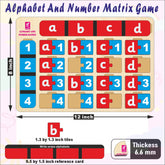 Wooden Alphabet And Number Matrix Game - EKW0276